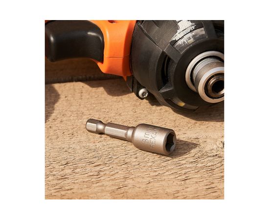 Ключ-насадка 1/4 магнитный REXANT 8х48 мм 92-0401-1 – изображение 5