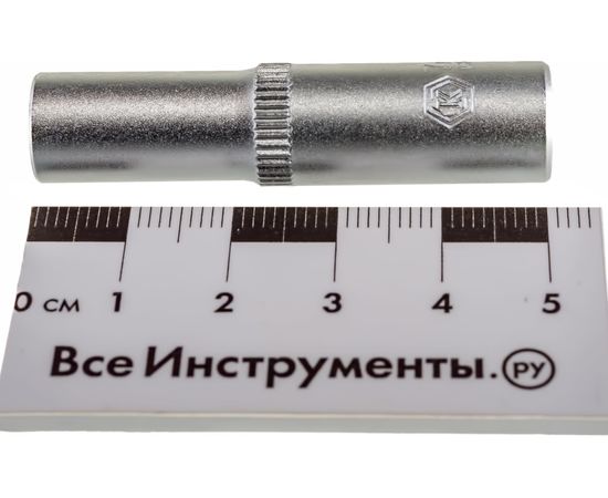 Глубокая торцевая головка 1/4, 7мм, Cr-V КОБАЛЬТ 643-910 – изображение 5