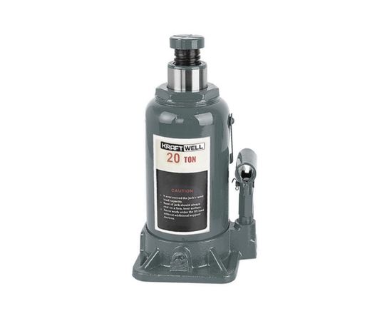 Бутылочный домкрат г/п 20000 кг KraftWell KRWBJ20 