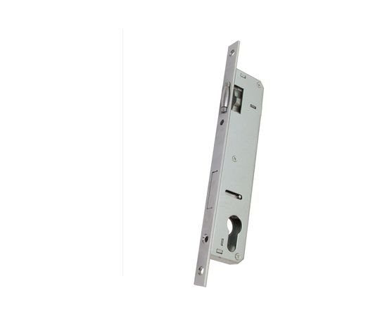 Врезной дверной замок DORF для ПВХ, м/о 92 мм, пл. 16 мм, д/м 35 мм, с роликовой защелкой 00-00004173 