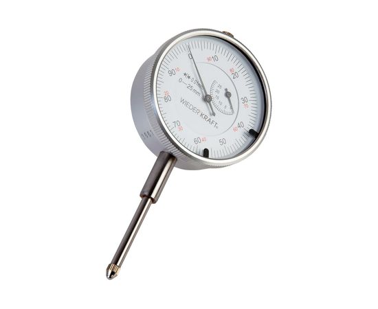 Индикатор часового типа WIEDERKRAFT 0-25 мм, 0.01 мм, с ушком WDK-MI2501 