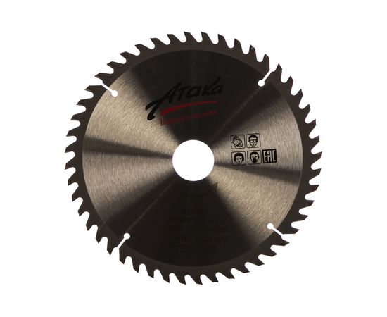 Диск пильный (200 мм; 48T; 32 мм) по дереву профи АТАКА 8079100 