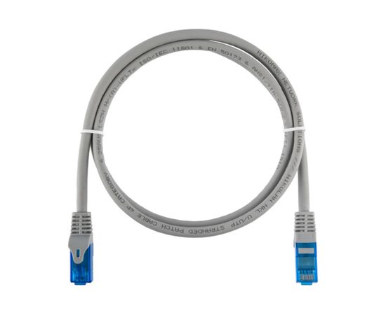 Шнур NIKOMAX U/UTP 4 пары, категория 6, 2хRJ45/8P8C, серый, 5м NMC-PC4UE55B-ES-050-C-GY 