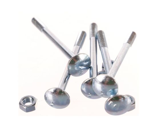 Болт Tech-Krep DIN603 мебельный оцинк. М6х70 с гайкой 6 шт 108765 