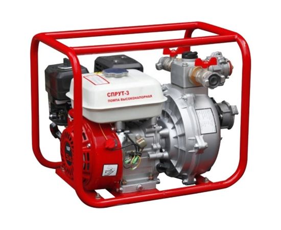Мотопомпа высоконапорная самовсасывающая Лесхозснаб Спрут-3 4631140677485 