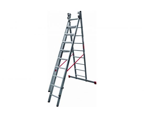 Трехсекционная лестница Новая Высота 3x9 604309 – изображение 2