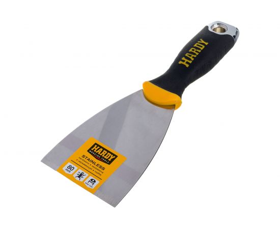Шпатель-скребок HARDY 80мм серия 68 нерж./сталь ручка 2K Hardyflex 0830-680108 – изображение 2