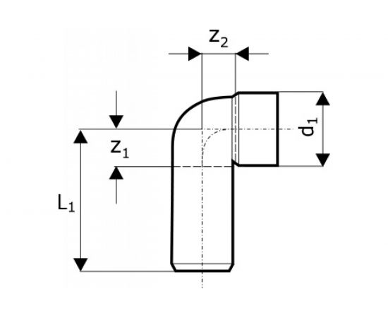 Сифонный отвод Ostendorf 40/30 мм 111910 – изображение 2