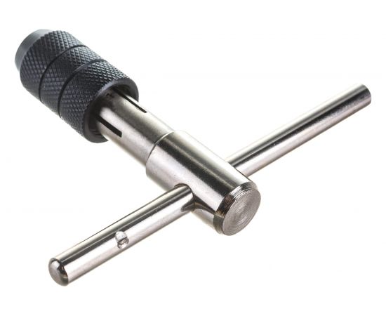 Вороток-держатель для ручных метчиков Thorvik Т-образный, с быстрозажимным патроном M6-12 TTH3 52884 – изображение 2