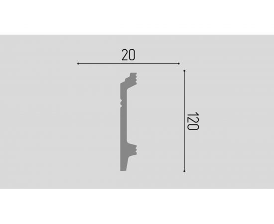 Плинтус Де-Багет H 120 – изображение 2