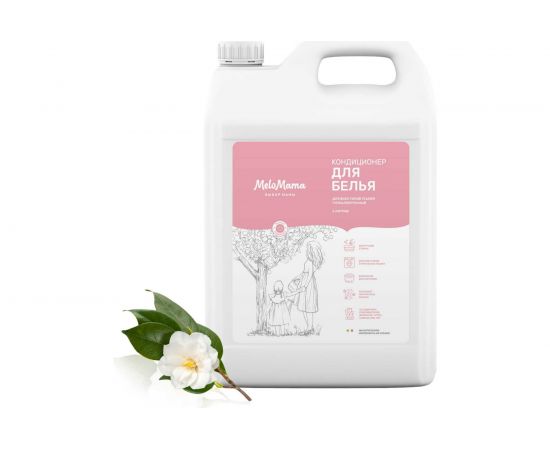 Гипоаллергенный кондиционер для белья MeloMama белая камелия, 5 л 76916 – изображение 2