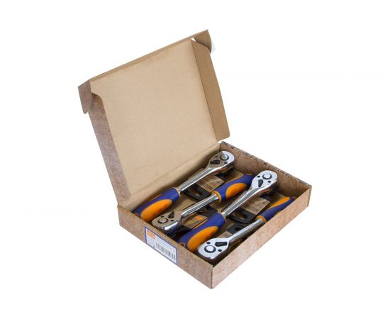 Трещоточная рукоятка с быстрым сбросом 3/8 HELFER HF001020 – изображение 2