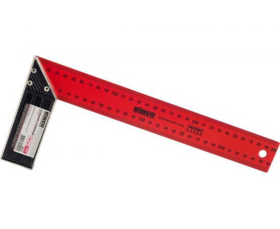 Столярный угольник, 300 мм Biber ЭКСПЕРТ 40537 тов-157075 – изображение 3