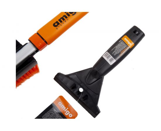 Телескопическая щетка для уборки снега AMIGO 71112 – изображение 3