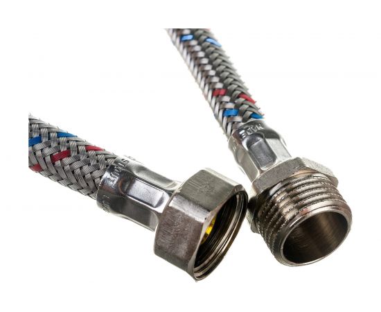 Гибкая подводка для воды НР 1/22 х ВР 1/2"", длина 600 мм STOUT RG008P0SIGHIV6 – изображение 3