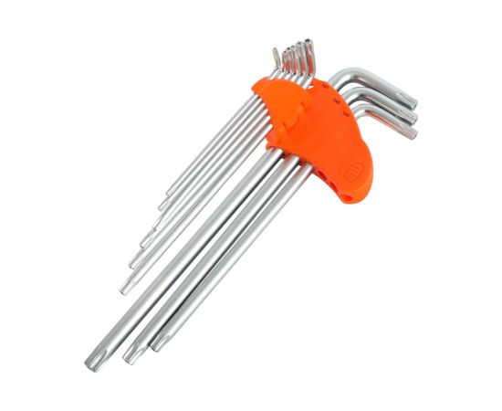Набор ключей PATRIOT SKТ-9EL, TORX, экстра длинные, T10-T50, CRV, 9 шт 350002005 – изображение 3