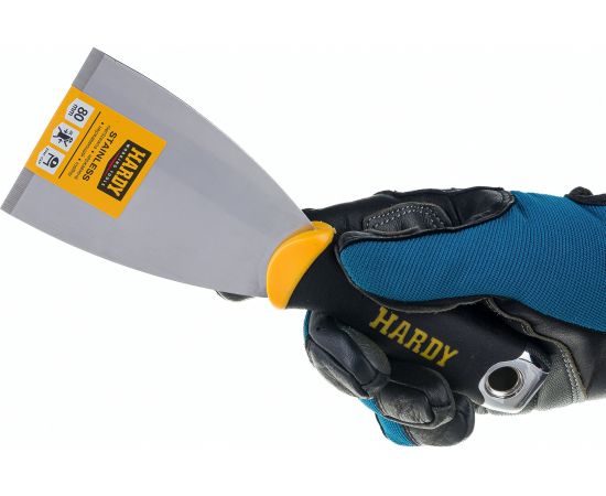 Шпатель-скребок HARDY 80мм серия 68 нерж./сталь ручка 2K Hardyflex 0830-680108 – изображение 3
