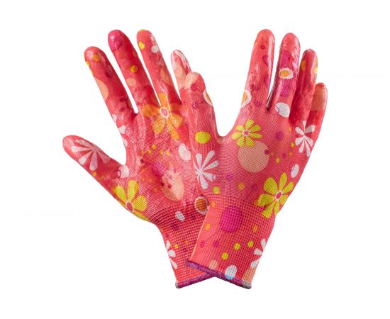 Нейлоновые с нитрилом перчатки Фабрика перчаток Цветок ПЕР-ПУ-ЦВ-960 – изображение 3