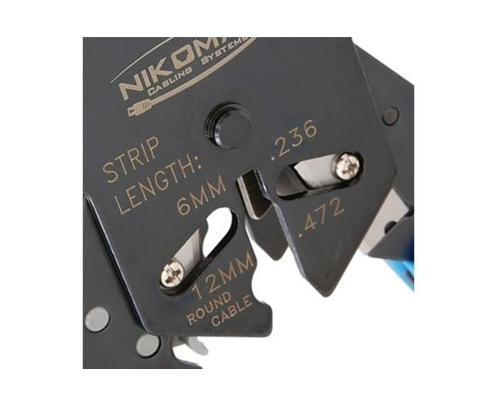 Обжимной профессиональный инструмент NIKOMAX 3 гнезда, торцевой, с храповиком NMC-2008AR – изображение 4