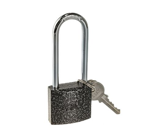 Навесной замок AJAX PD-01-38-L англ. 3 кл., длинная дужка, коробка 42235 – изображение 4