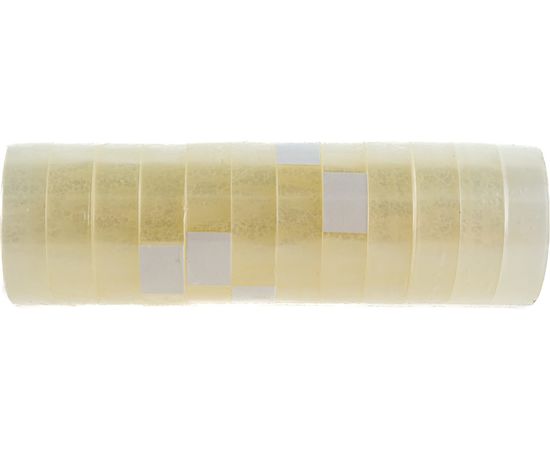 Канцелярская клейкая лента Attache 12 мм х 21 м, пластиковая втулка, 12 шт. 892699 – изображение 4