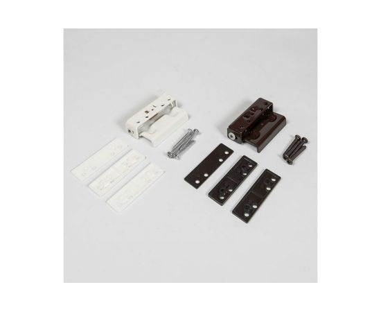 Замок для окон VORMANN 16х27/92х3 мм, оцинкованный, коричневый + монтажный набор 00204 016 B – изображение 4