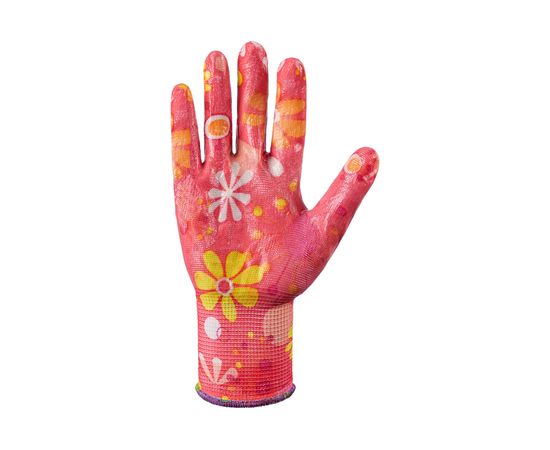 Нейлоновые с нитрилом перчатки Фабрика перчаток Цветок ПЕР-ПУ-ЦВ-960 – изображение 4