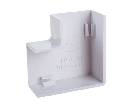 Плоский угол Ruvinil поворот на 90 градусов 25х16 белый ПВР-25х16 – изображение 4