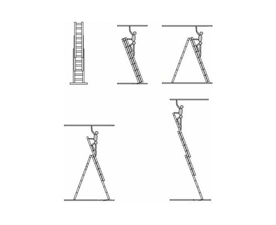 Трехсекционная лестница Новая Высота 3x9 604309 – изображение 4