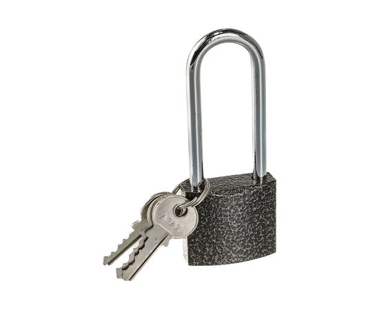 Навесной замок AJAX PD-01-38-L англ. 3 кл., длинная дужка, коробка 42235 – изображение 5