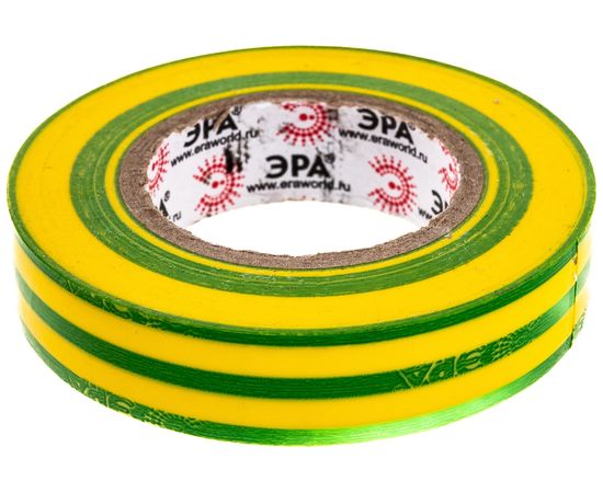 ПВХ-изолента ЭРА 15ммх20м желто-зеленая C0036548 – изображение 5