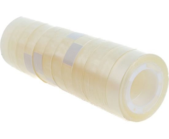 Канцелярская клейкая лента Attache 12 мм х 21 м, пластиковая втулка, 12 шт. 892699 – изображение 5