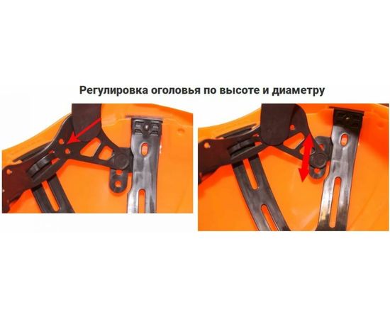 Защитная каска с храповым механизмом РИМ Эталон оранжевая 731988ора – изображение 6