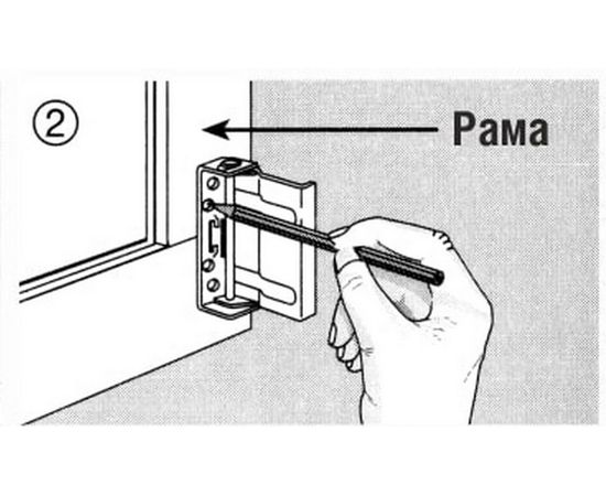 Замок для окон VORMANN 16х27/92х3 мм, оцинкованный, коричневый + монтажный набор 00204 016 B – изображение 7