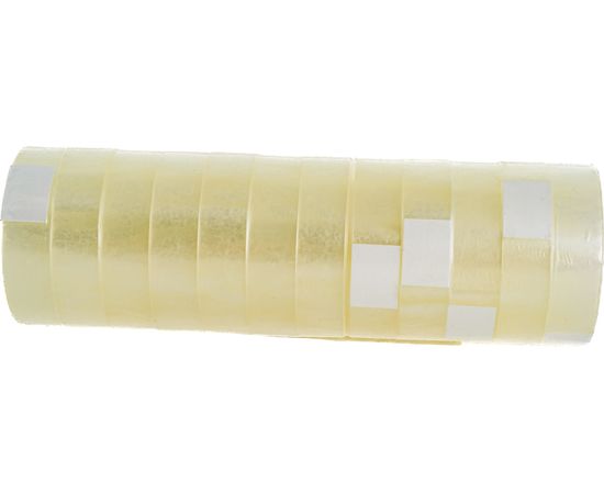 Канцелярская клейкая лента Attache 12 мм х 21 м, пластиковая втулка, 12 шт. 892699 – изображение 7