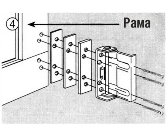 Замок для окон VORMANN 16х27/92х3 мм, оцинкованный, коричневый + монтажный набор 00204 016 B – изображение 9