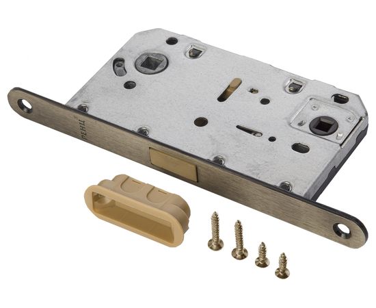 Сантехническая магнитная защелка с пластиковой ответной планкой RENZ бр.ант INLBM 5096 pl AB 