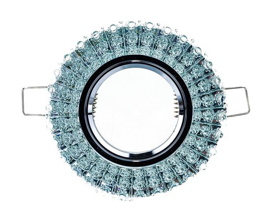 Светильник ЭРА DK LD2 SL/WH декор c белой светодиодной подсветкой, прозрачный Б0019197 