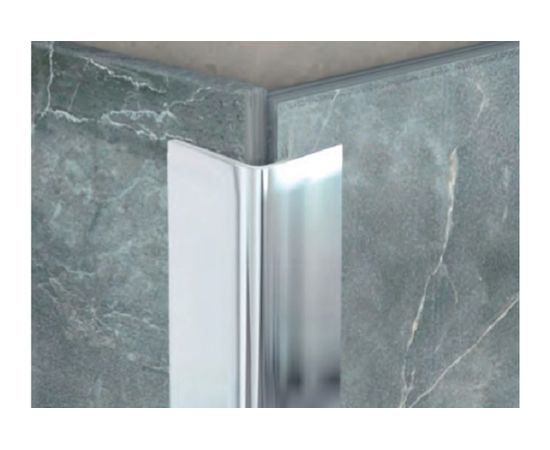 Угловой профиль ЛУКА из нержавеющей стали 15х15 мм, 2.7 м, полированный УТ000043054 