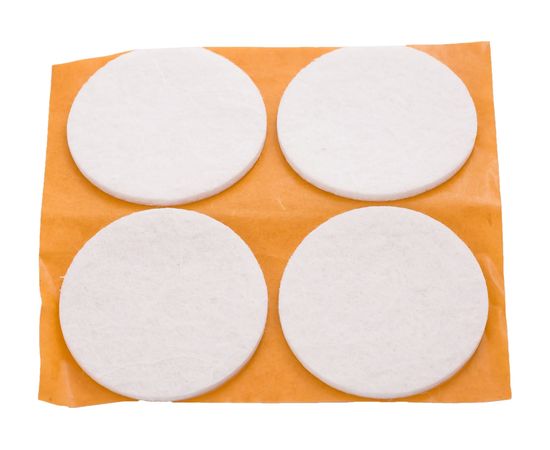 Подкладка ЕВРОПАРТНЕР фетр, бел. 28мм 12шт. 6 9184 2 