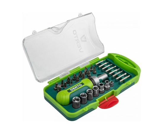 Набор бит и головок VERTO 30 шт 66H617 