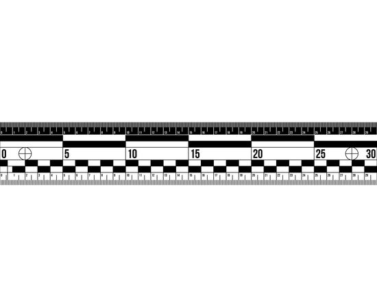 Масштабная линейка ETG пластиковая, 30 см С21002 
