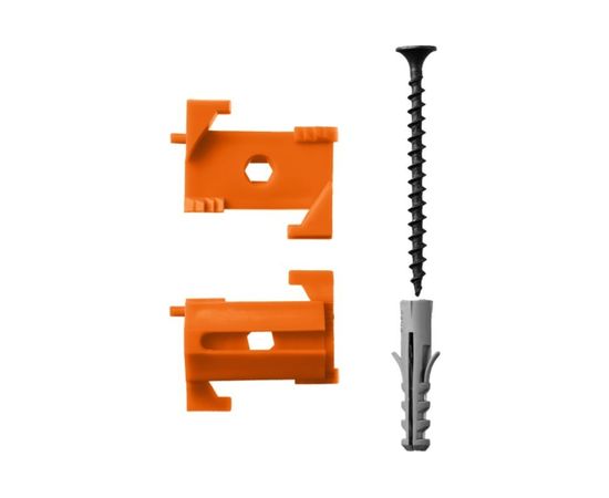Набор ЗУБР Винт-Н25 СКШМ в комплекте с дюбелем и саморезом, 25 шт 30955-Н25 