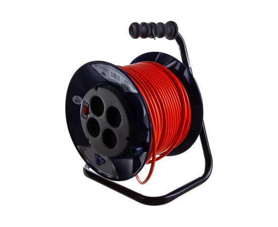 Удлинитель Партнер-Электро PowerLine 4 гн. б/з с выкл. ПВС 2х0,75 6A 50м UK201A-450DB 