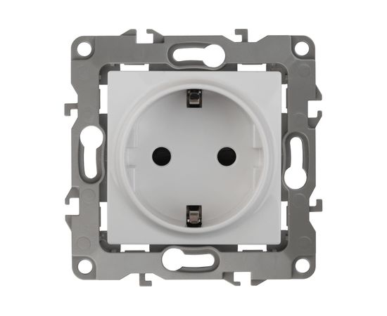Розетка ЭРА 12-2101-01 2P+E Schuko, 16A-250В, IP20, белый Б0014675 