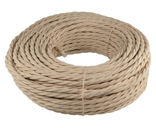 Витой провод Retrika, ретро 3х1.5 слоновая кость, 50м RP-31506 