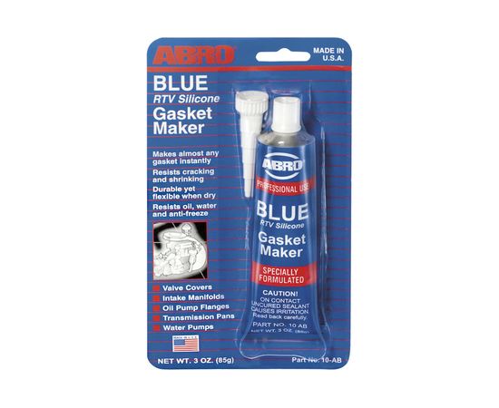 Силиконовый герметик прокладок ABRO синий USA 85г 10-AB-RW 