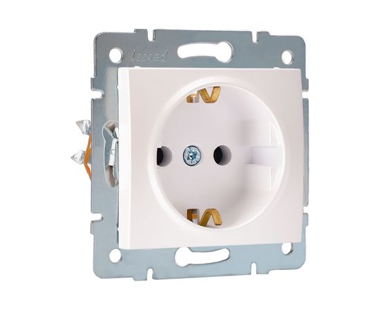 Розетка LEZARD KARINA с/ з ПБТ жемчужно-белый перламутр 707-3088-122В 