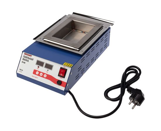 Цифровая паяльная ванна REXANT модель R150, 900 Вт, 150х100х45 мм, 0-400 C, 09-9071 