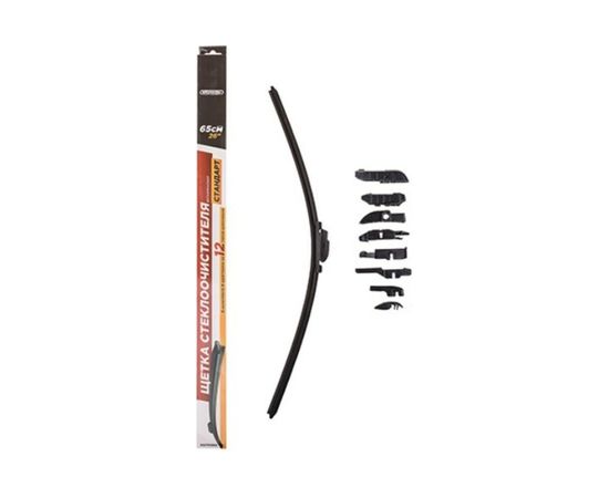 Бескаркасная щетка стеклоочистителя SKYWAY стандарт 9 адаптеров S02701069 